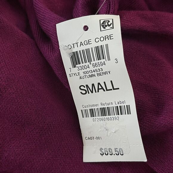 INC International Concepts Small Turtleneck Sweater Balloon Sleeves Stretch New - Picture 8 of 11